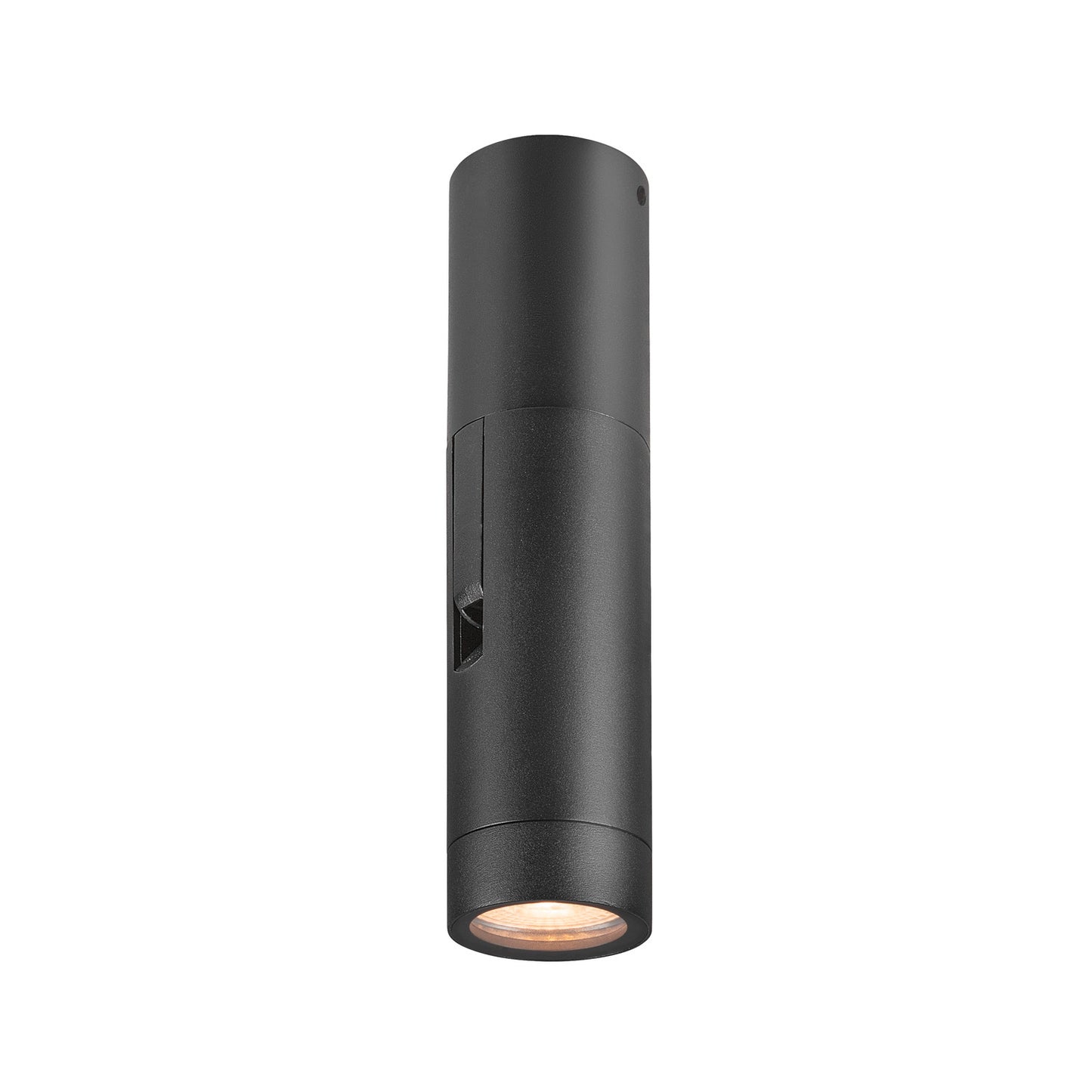 S-TUBE, Wandaufbauleuchte, rund, 1x max. 10 W GU10, schwarz