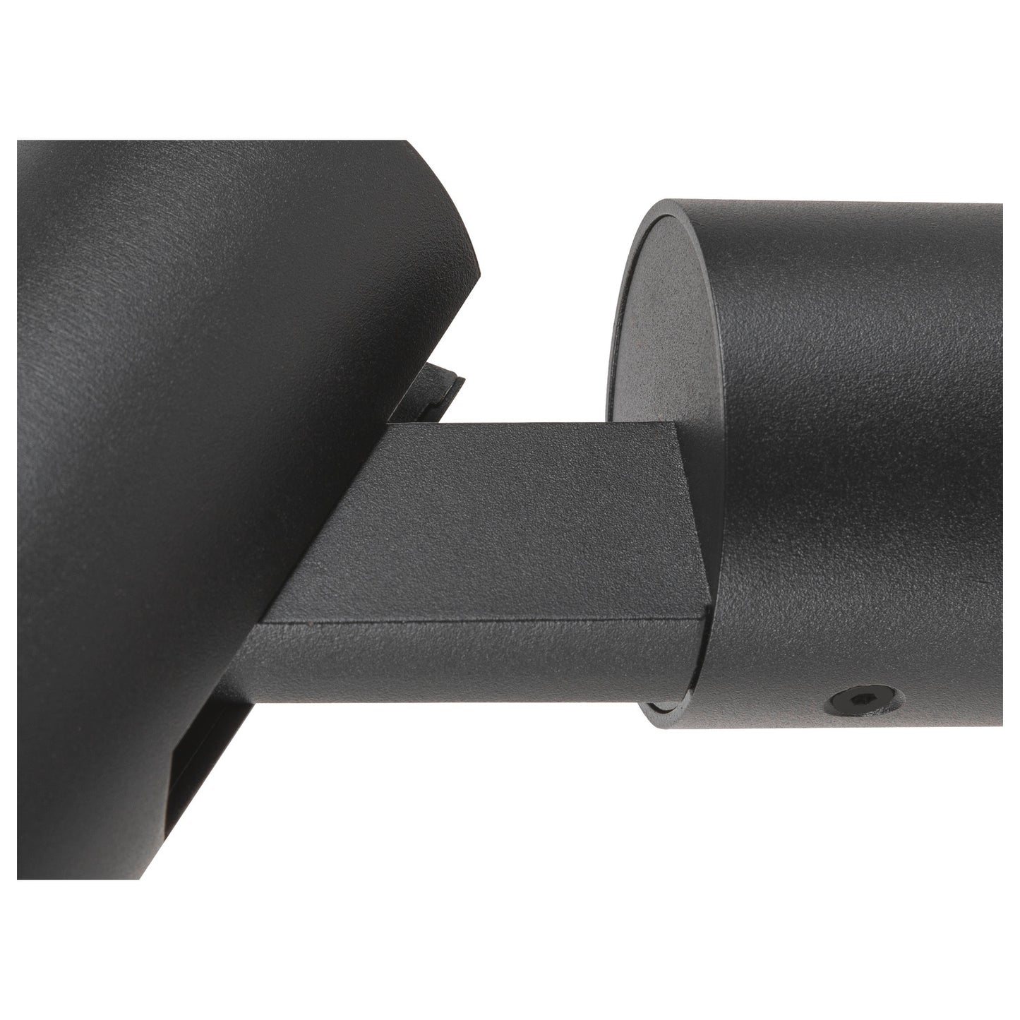 S-TUBE, Wandaufbauleuchte, rund, 1x max. 10 W GU10, schwarz