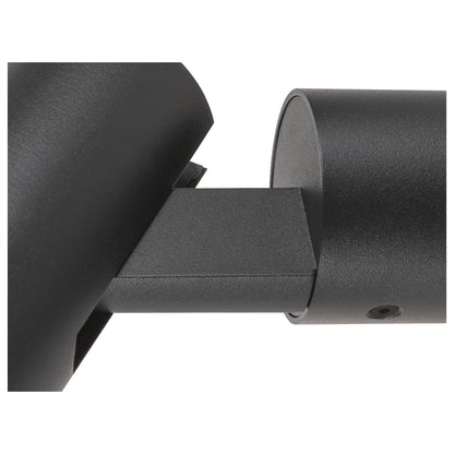 S-TUBE, Wandaufbauleuchte, rund, 1x max. 10 W GU10, schwarz