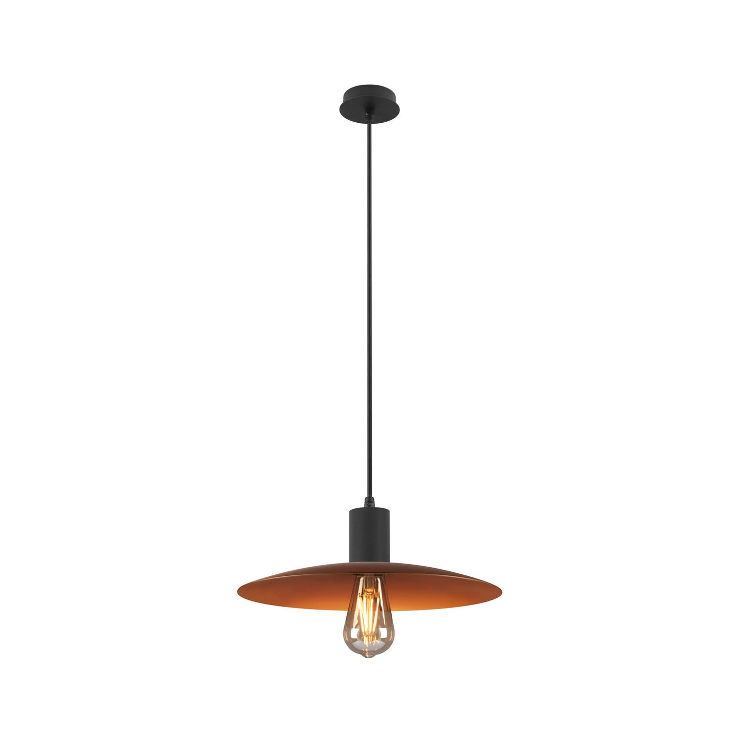 LALU®, Pendelleuchte, Mix&Match, 150 cm, E27, max. 10 W, schwarz