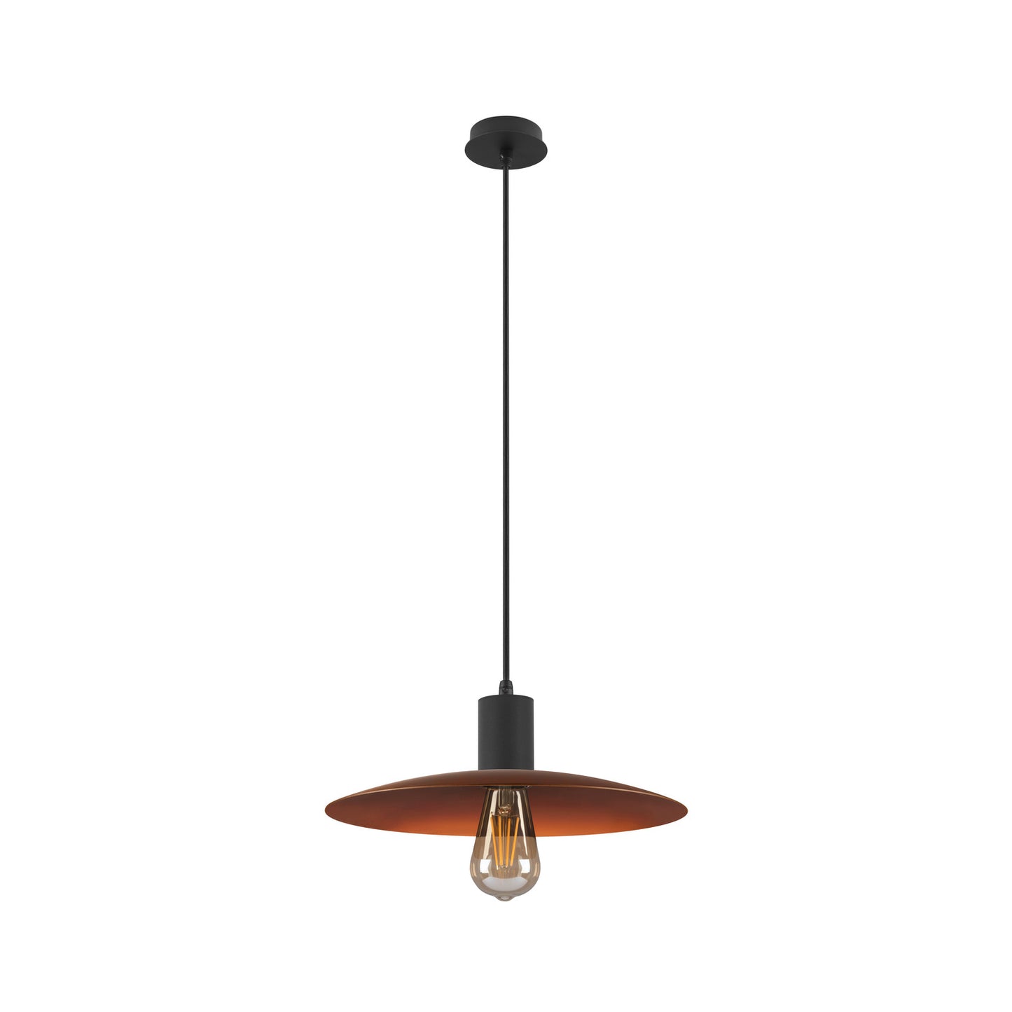 LALU®, Pendelleuchte, Mix&Match, 150 cm, E27, max. 10 W, schwarz