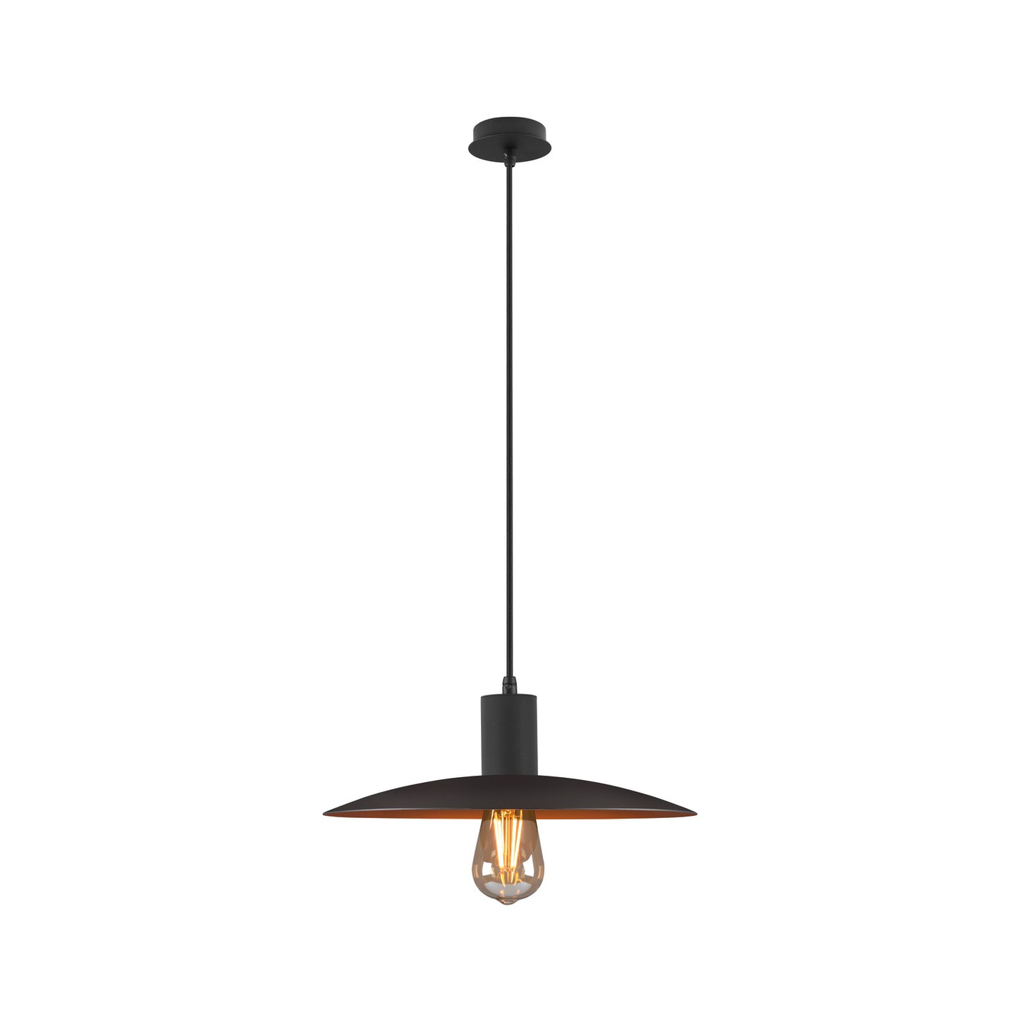 LALU®, Pendelleuchte, Mix&Match, 150 cm, E27, max. 10 W, schwarz