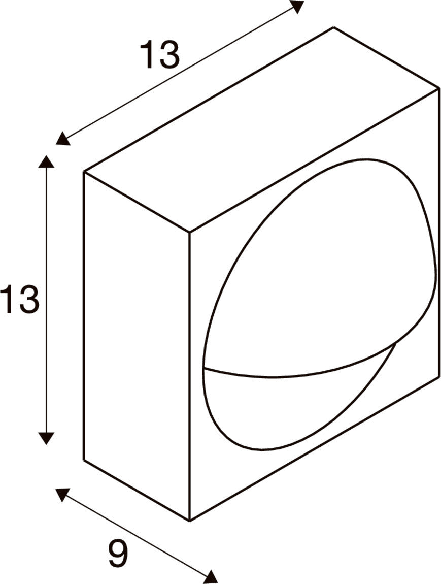 LID I, Wandaufbauleuchte, 2700/3000 K, 15 W, PHASE, 100°, anthrazit