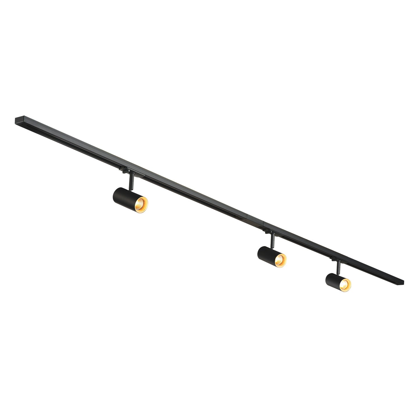 NOBLO® SPOT, Schienensystem Set, rund, 2700 K, 19 W, Phasenabschnitt, 32°, schwarz