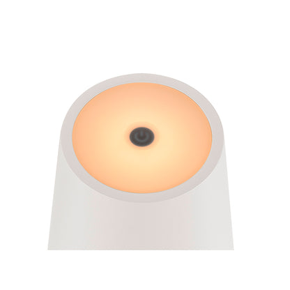 VINOLINA TWO, Tischleuchte, Akku, IP65, 2200/2700/3000 K, TOUCH, weiß