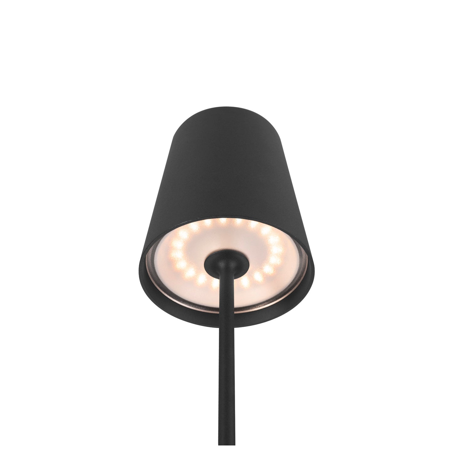 VINOLINA TWO, Tischleuchte, Akku, IP65, 2200/2700/3000 K, TOUCH, schwarz
