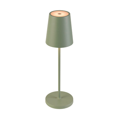 VINOLINA TWO, Tischleuchte, Akku, IP65, 2200/2700/3000 K, TOUCH, grün