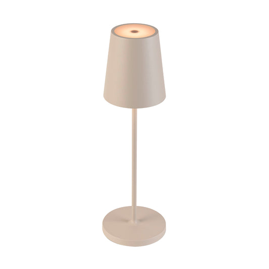 VINOLINA TWO, Tischleuchte, Akku, IP65, 2200/2700/3000 K, TOUCH, beige