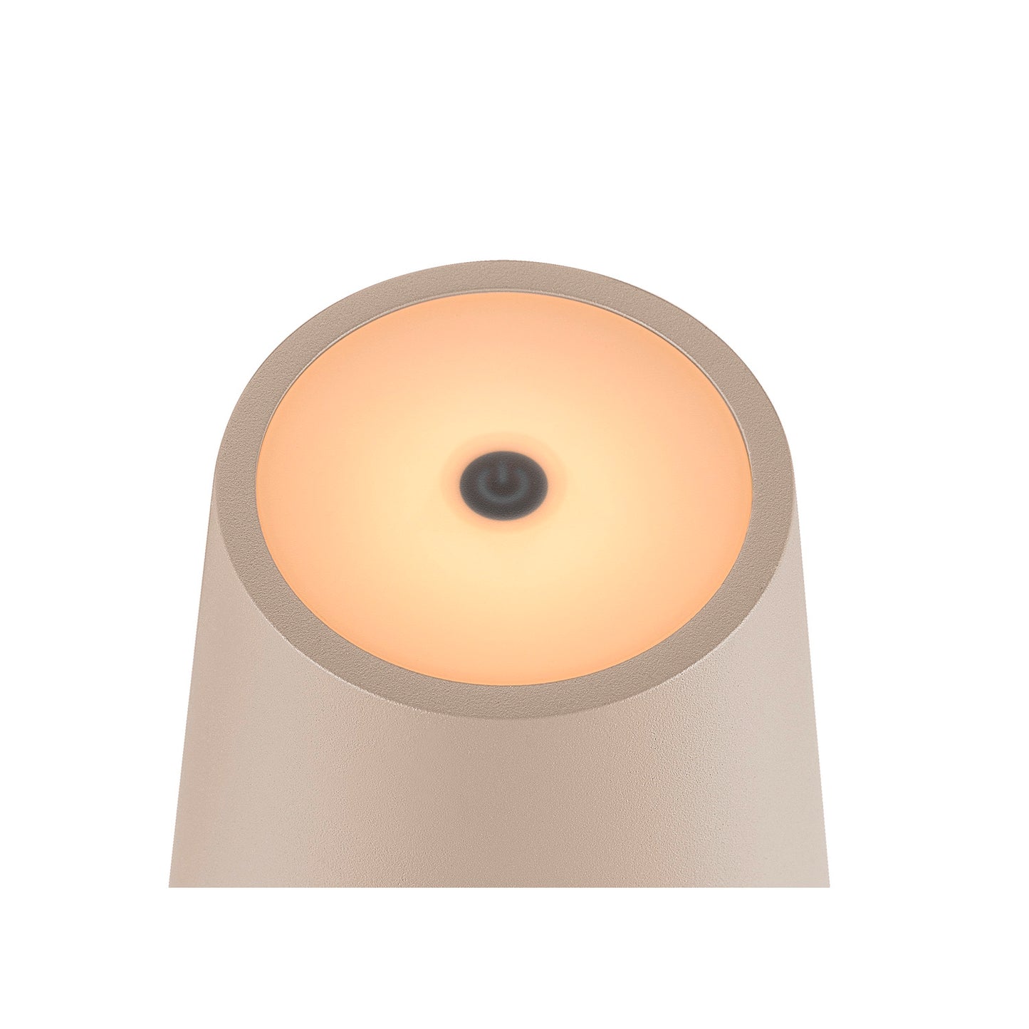VINOLINA TWO, Tischleuchte, Akku, IP65, 2200/2700/3000 K, TOUCH, beige