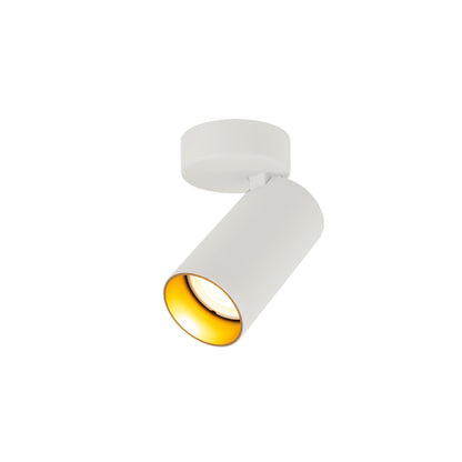 KAMI, Wand- und Deckenaufbauleuchte, 1x max. 10 W, GU10, weiß/gold