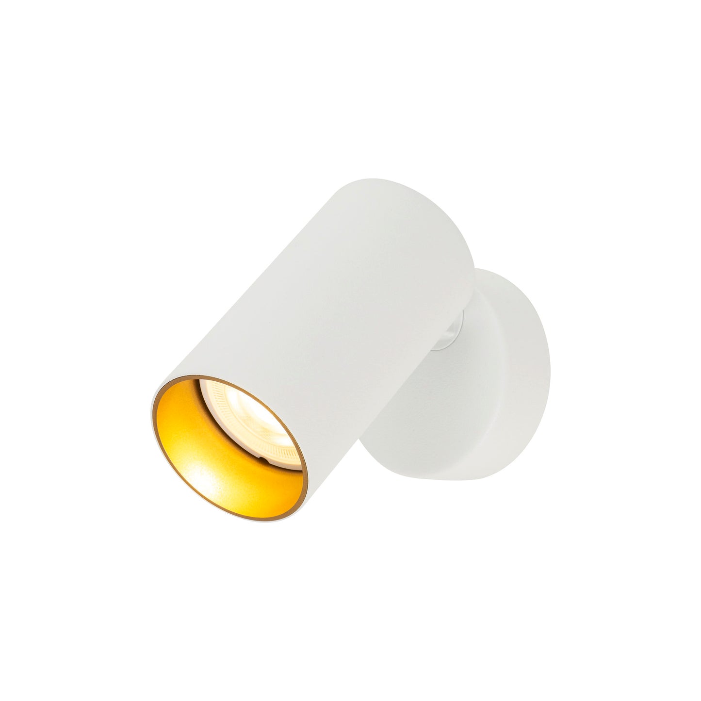 KAMI, Wand- und Deckenaufbauleuchte, 1x max. 10 W, GU10, weiß/gold