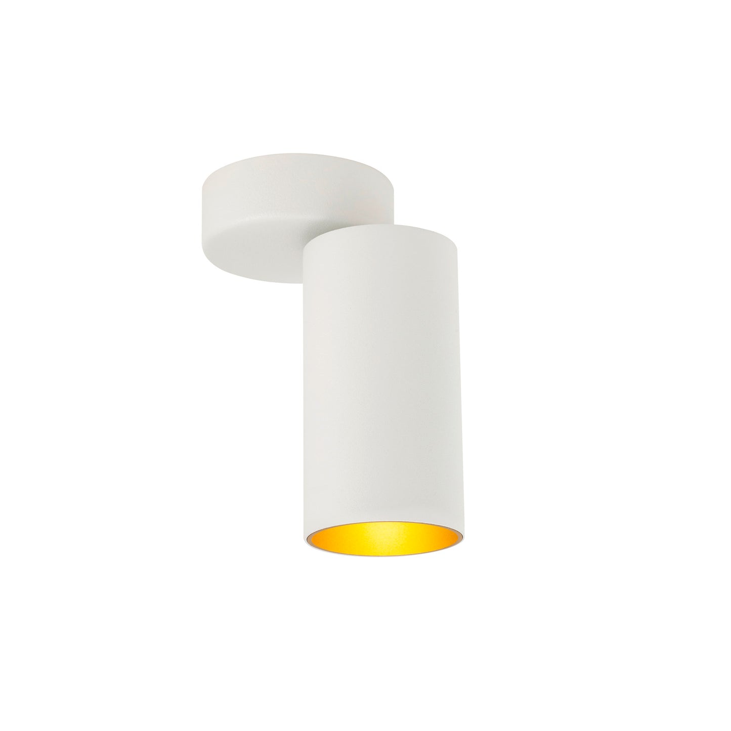 KAMI, Wand- und Deckenaufbauleuchte, 1x max. 10 W, GU10, weiß/gold