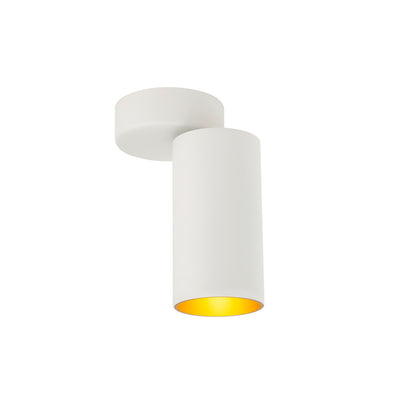 KAMI, Wand- und Deckenaufbauleuchte, 1x max. 10 W, GU10, weiß/gold