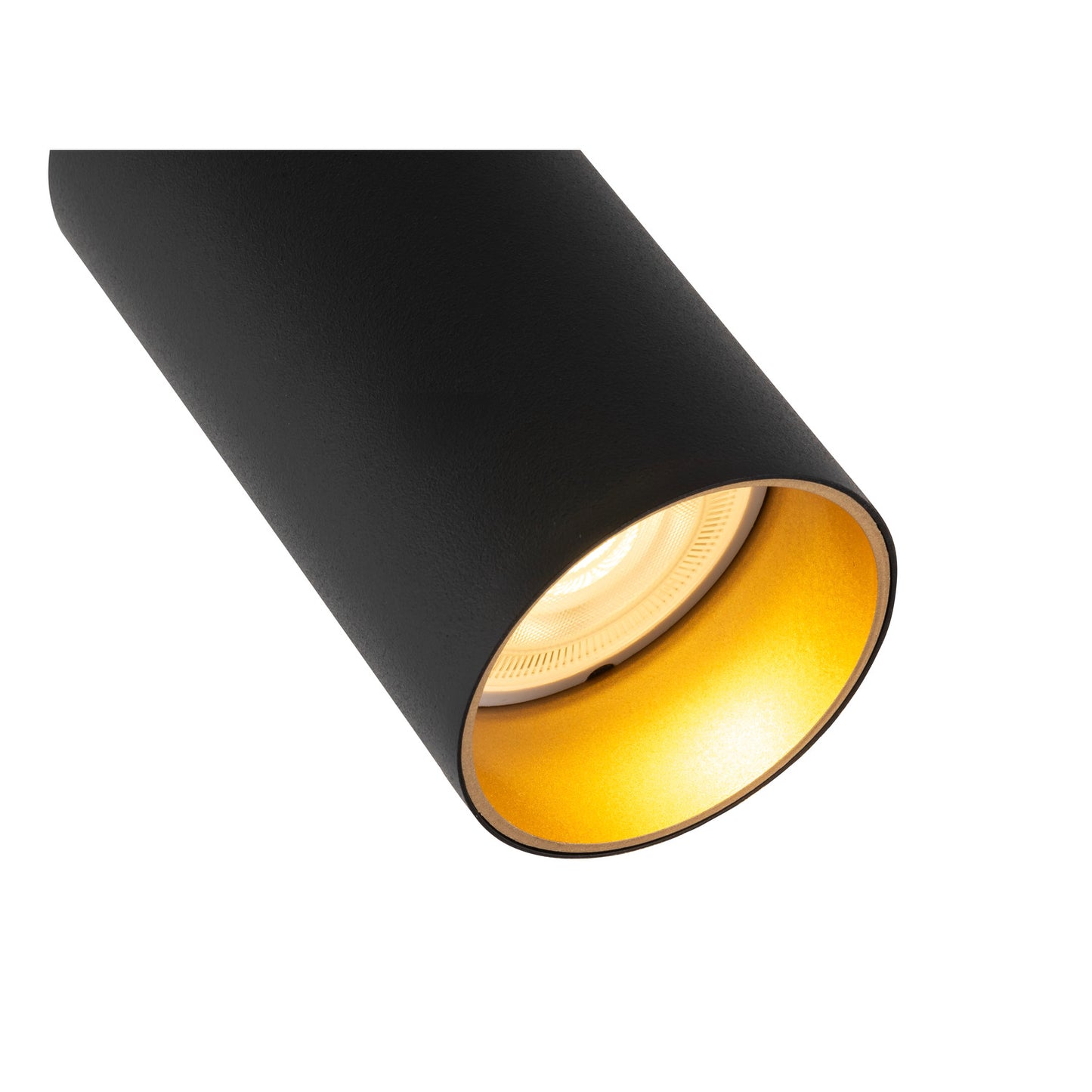 KAMI, Wand- und Deckenaufbauleuchte, 1x max. 10 W, GU10, schwarz/gold