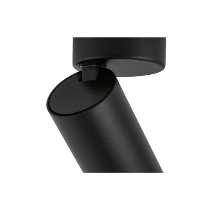 KAMI, Wand- und Deckenaufbauleuchte, 1x max. 10 W, GU10, schwarz/gold
