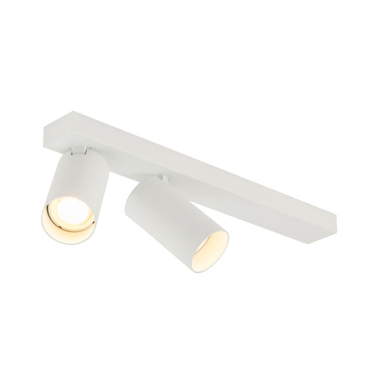 KAMI, Deckenaufbauleuchte, double, long, 2x max. 10 W, GU10, weiß