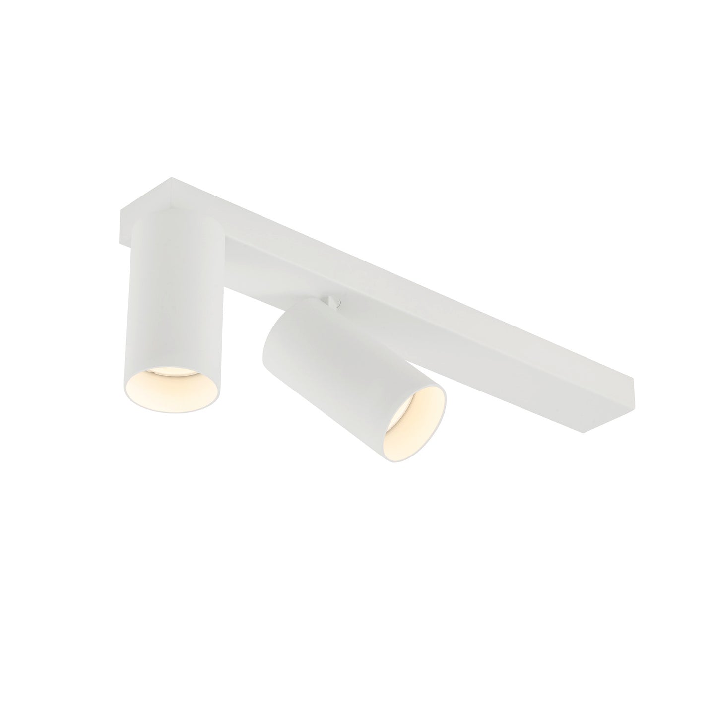 KAMI, Deckenaufbauleuchte, double, long, 2x max. 10 W, GU10, weiß