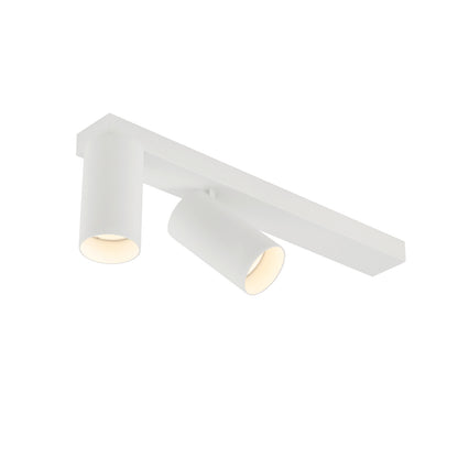 KAMI, Deckenaufbauleuchte, double, long, 2x max. 10 W, GU10, weiß