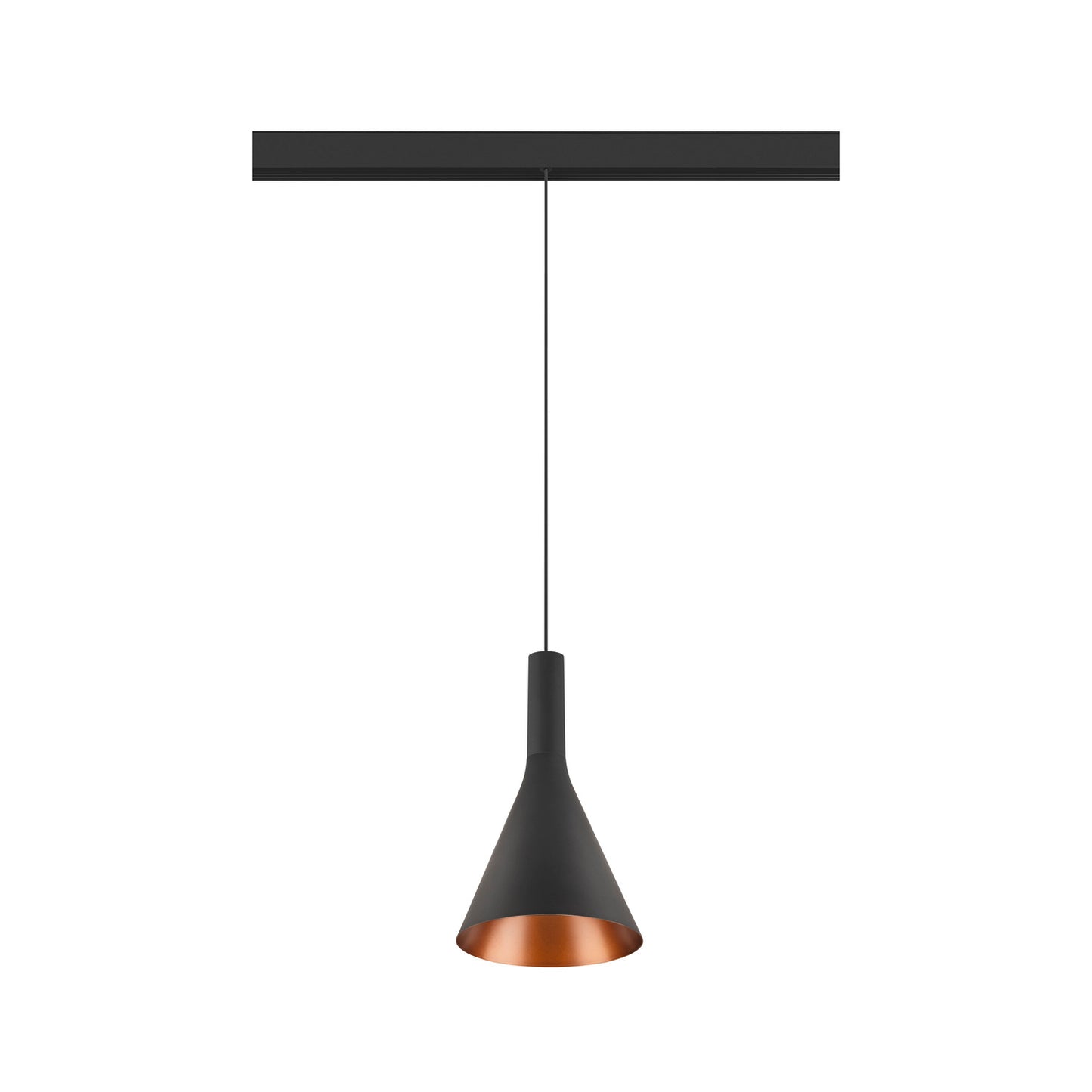 LALU® CONE 15, Leuchtenschirm, Mix&Match, H:17 cm, schwarz