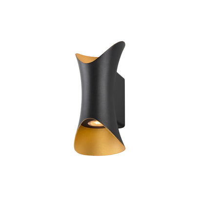 MODELA, Wandleuchte, up/down, 2700 K, PHASE, schwarz/gold