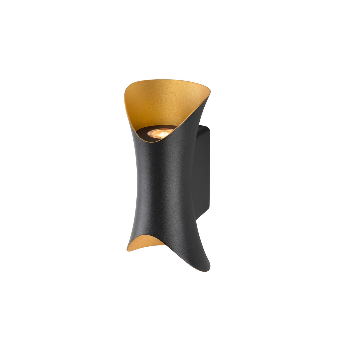 MODELA, Wandleuchte, up/down, 2700 K, PHASE, schwarz/gold