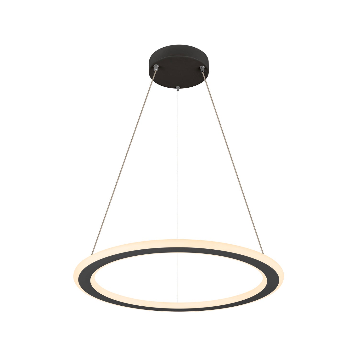 ONE FLAT PD, single, Pendelleuchte, Pendellänge 180 cm, 2700/3000 K, PHASE, schwarz