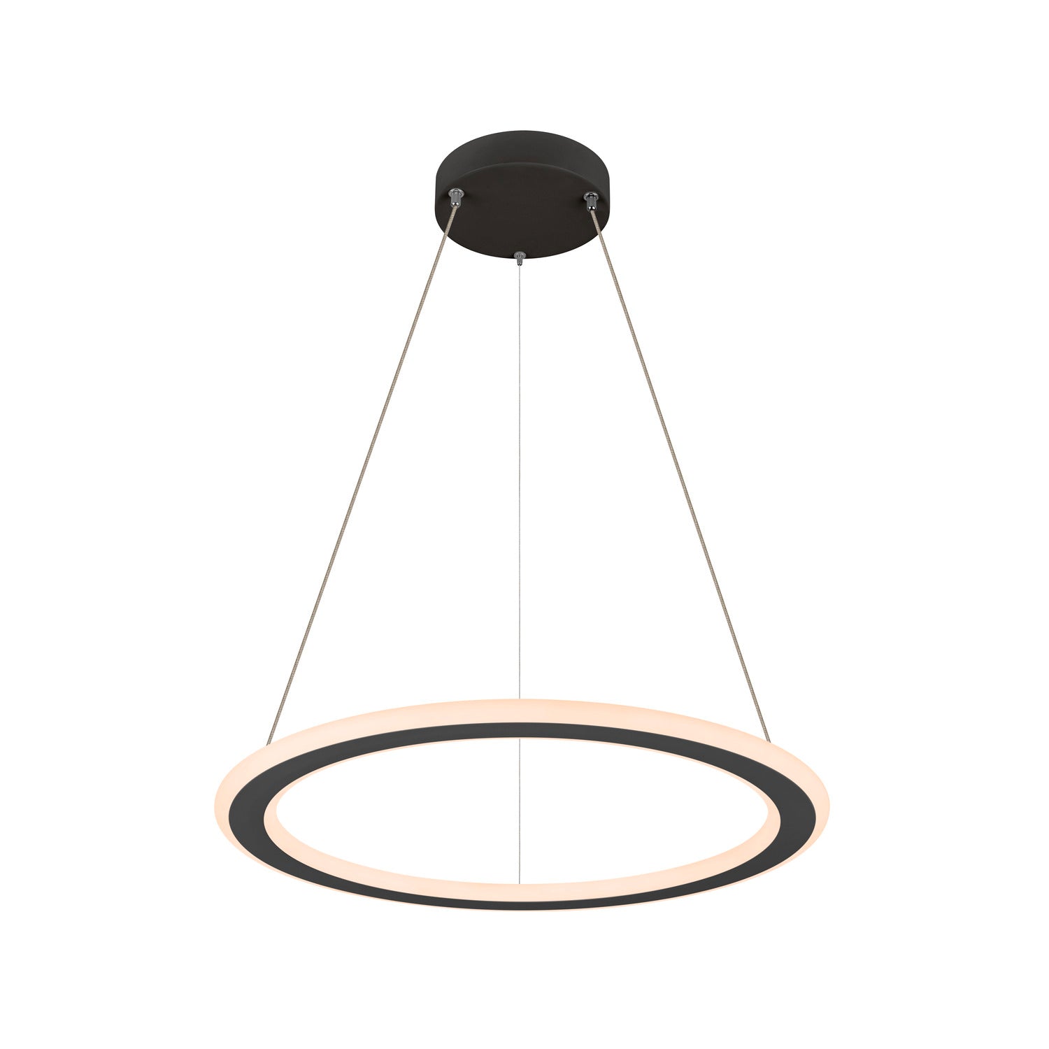 ONE FLAT PD, single, Pendelleuchte, Pendellänge 180 cm, 2700/3000 K, PHASE, schwarz