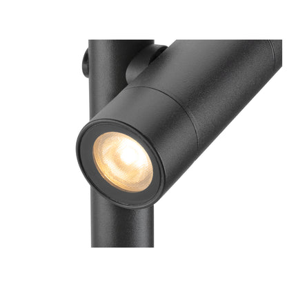 HELIA SLIM Pole, single, LED Outdoor Stehleuchte, schwarz IP65 3000 K