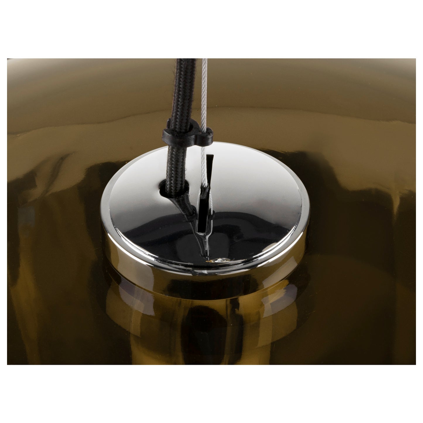 PANTILO CONVEX 40, Pendelleuchte, 150 cm, E27, max. 40 W, gold