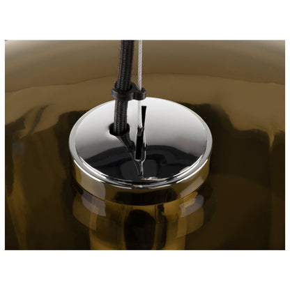 PANTILO CONVEX 40, Pendelleuchte, 150 cm, E27, max. 40 W, gold