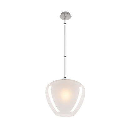 PANTILO CONVEX 40, Pendelleuchte, 150 cm, E27, max. 40 W, weiß