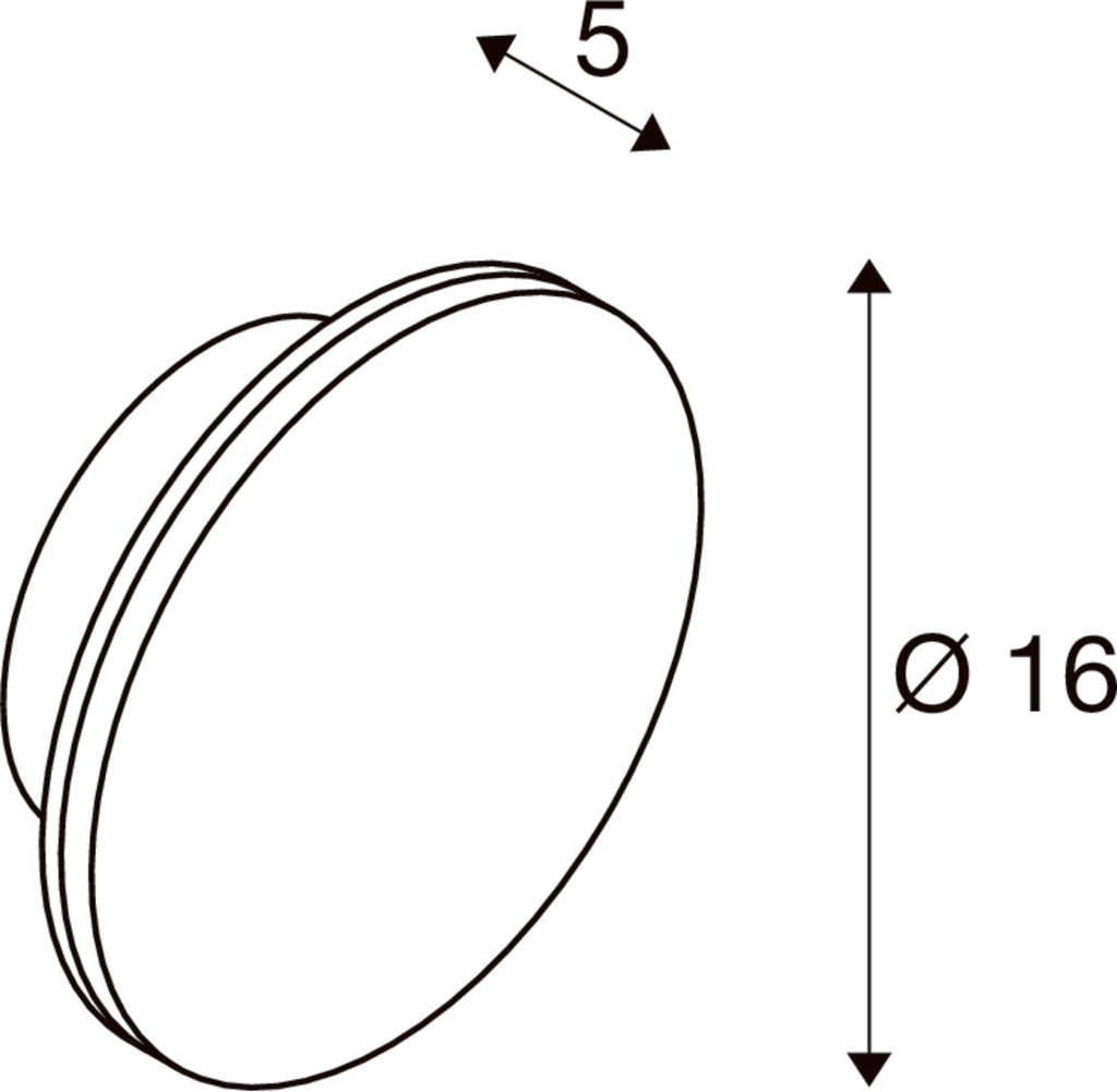 D-RING S, Wandleuchte, PHASE, 2700/3000 K, PHASE, IP65, schwarz