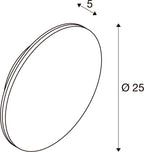D-RING M, Wandleuchte, PHASE, 2700/3000 K, PHASE, IP65, schwarz