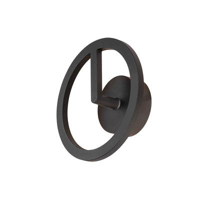 Q-RING, Wandleuchte, 3000 K, PHASE, IP65, schwarz