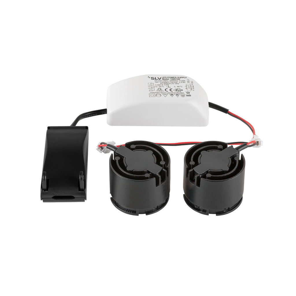 NEW TRIA® 155, DOUBLE LED-Modul, 2700 K, 38°, PHASE, schwarz