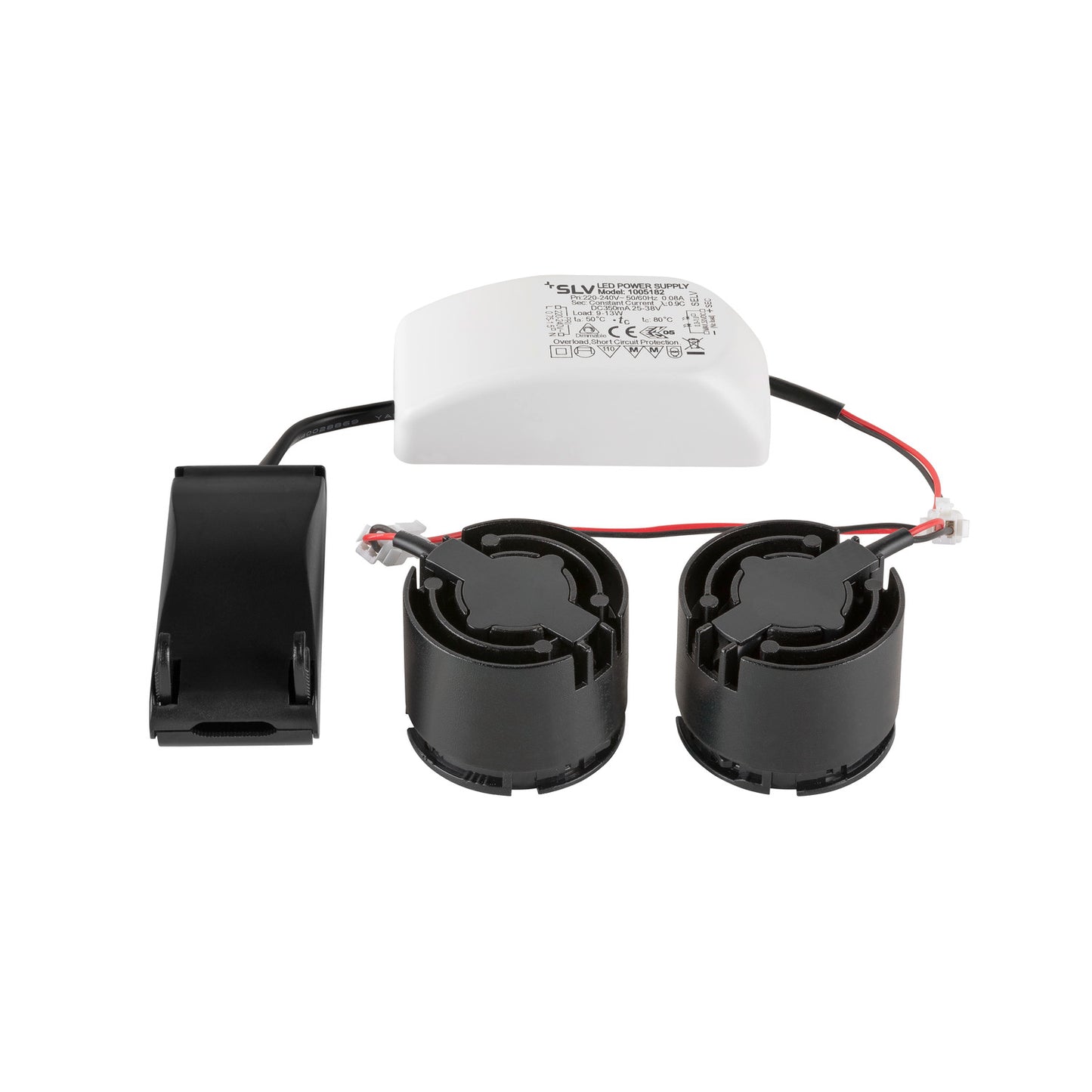 NEW TRIA® 155, DOUBLE LED-Modul, 3000 K, 38°, PHASE, schwarz