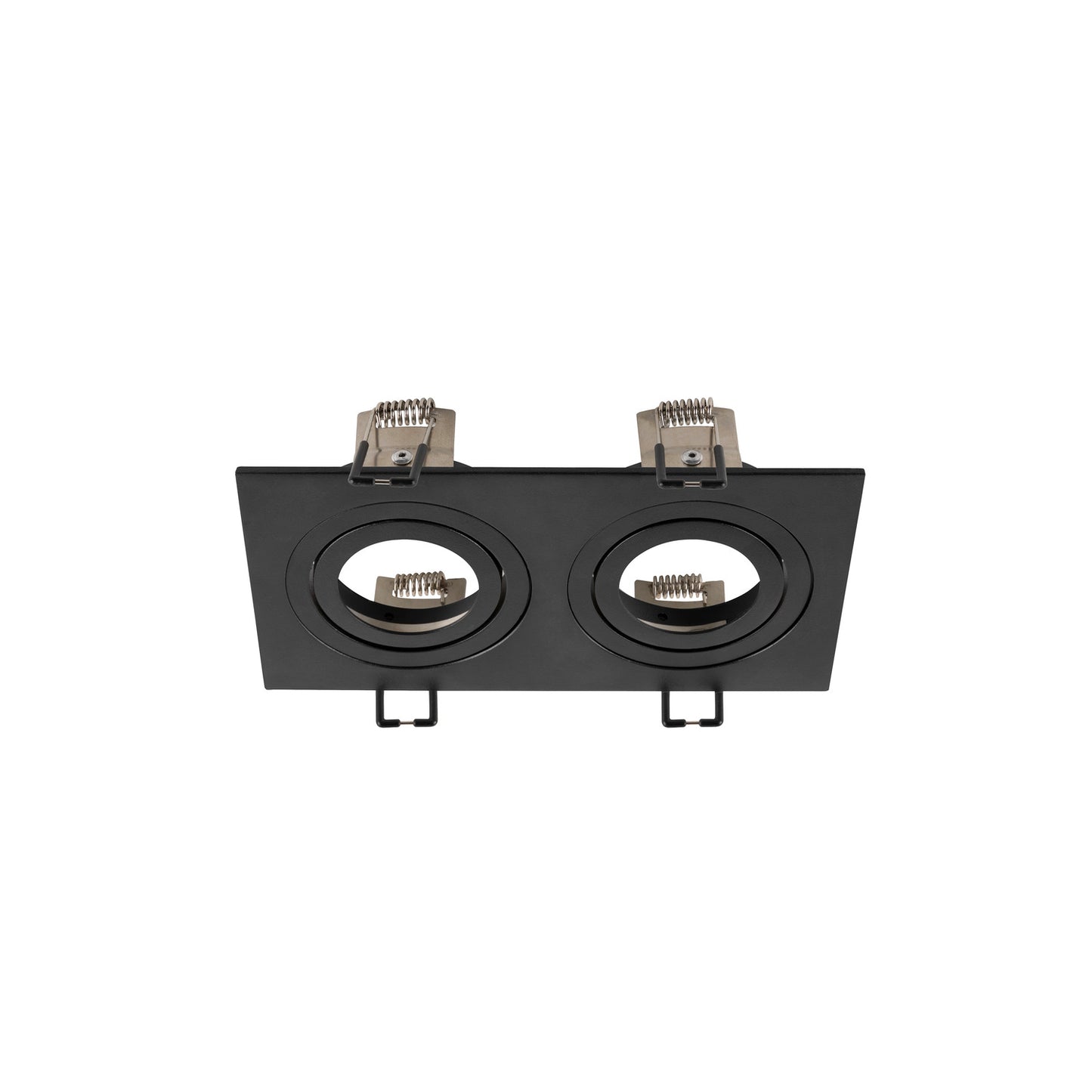 NEW TRIA® 155, Deckeneinbauring, L: 17 B: 9 H: 4 cm, zweiflammig, IP 20, schwarz