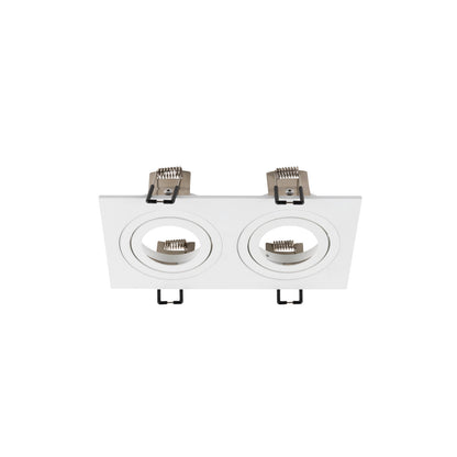 NEW TRIA® 155, Deckeneinbauring, L: 17 B: 9 H: 4 cm, zweiflammig, IP 20, weiß