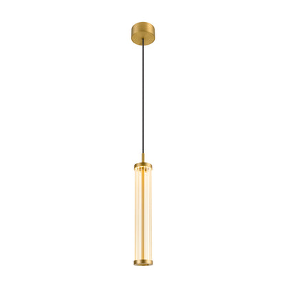QUIMERA, Pendelleuchte, Pendellänge 150 cm, 2700/3000 K, PHASE, gebürstet messing