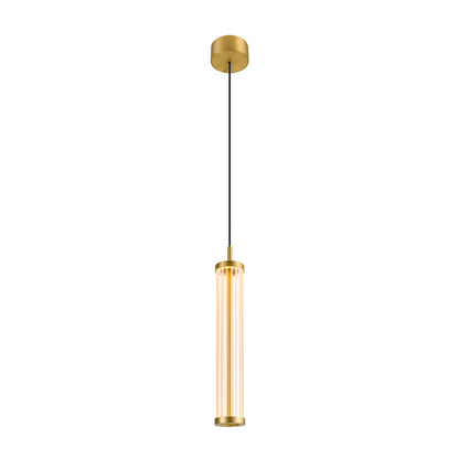 QUIMERA, Pendelleuchte, Pendellänge 150 cm, 2700/3000 K, PHASE, gebürstet messing