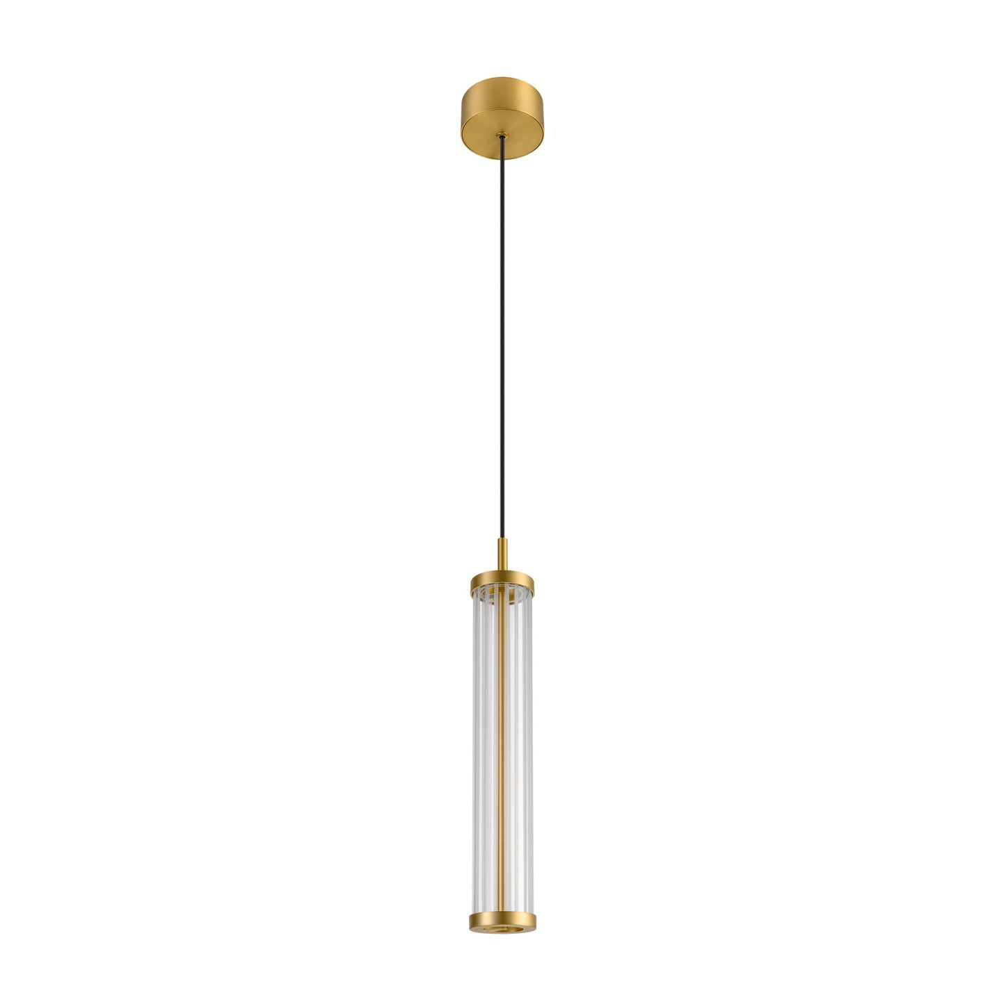 QUIMERA, Pendelleuchte, Pendellänge 150 cm, 2700/3000 K, PHASE, gebürstet messing