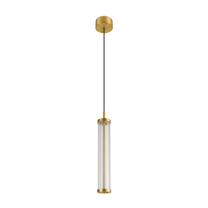 QUIMERA, Pendelleuchte, Pendellänge 150 cm, 2700/3000 K, PHASE, gebürstet messing