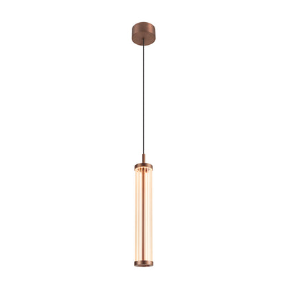 QUIMERA, Pendelleuchte, Pendellänge 150 cm, 2700/3000 K, PHASE, dunkel kupfer
