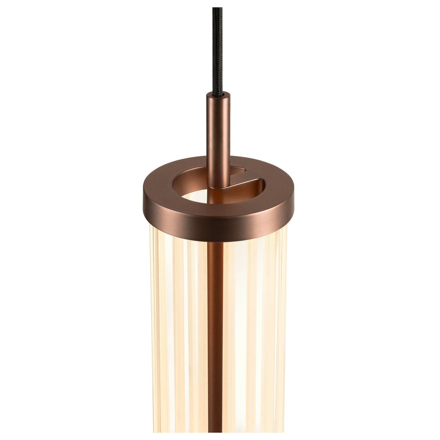QUIMERA, Pendelleuchte, Pendellänge 150 cm, 2700/3000 K, PHASE, dunkel kupfer