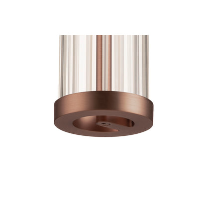 QUIMERA, Pendelleuchte, Pendellänge 150 cm, 2700/3000 K, PHASE, dunkel kupfer