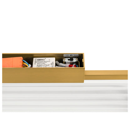 QUIMERA, Wandaufbauleuchte, 2700/3000 K, PHASE, gebürstet messing