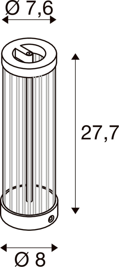 QUIMERA, Tischleuchte, 2700/3000 K, dunkel kupfer