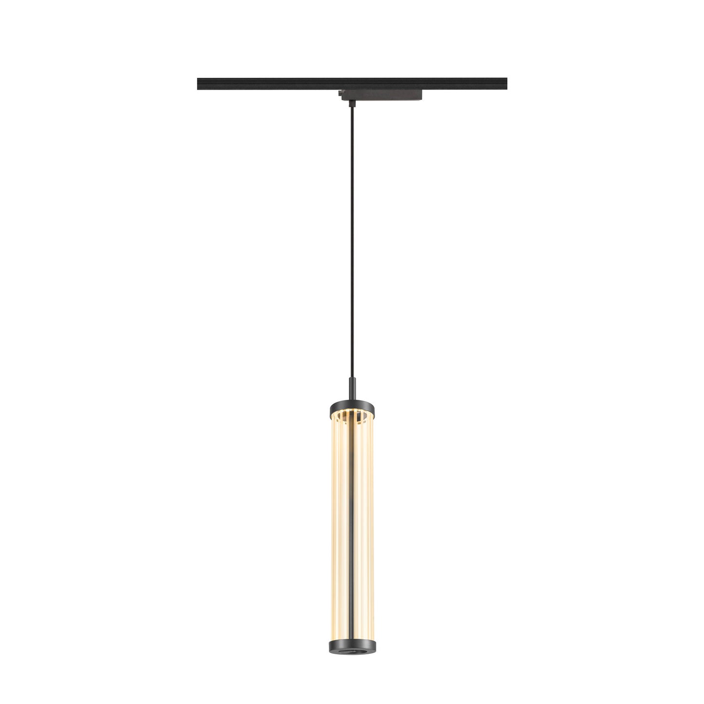 QUIMERA, 1~ Pendelleuchte, Pendellänge 150 cm, 2700 K, PHASE, dunkel bronze