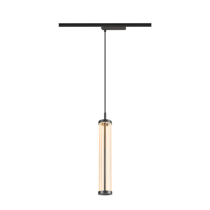 QUIMERA, 1~ Pendelleuchte, Pendellänge 150 cm, 2700 K, PHASE, dunkel bronze