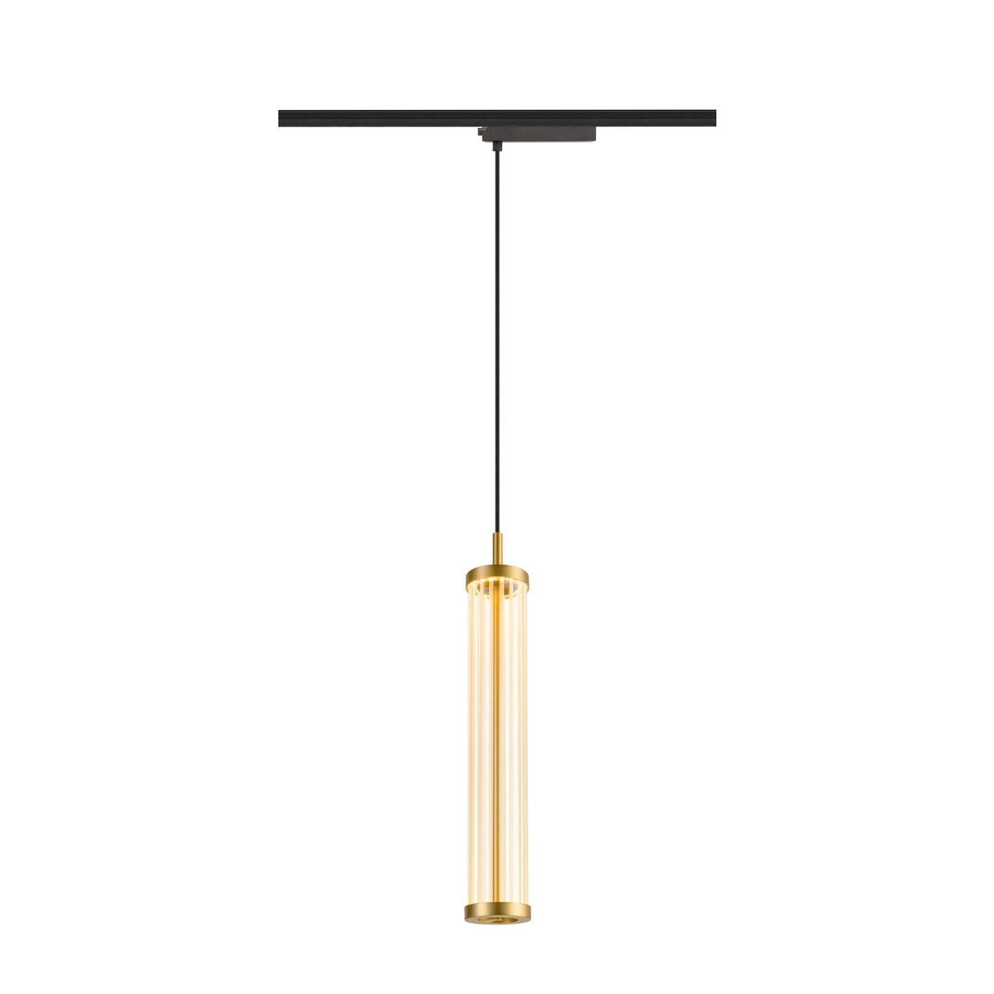QUIMERA, 1~ Pendelleuchte, Pendellänge 150 cm, 2700 K, PHASE, gebürstet messing